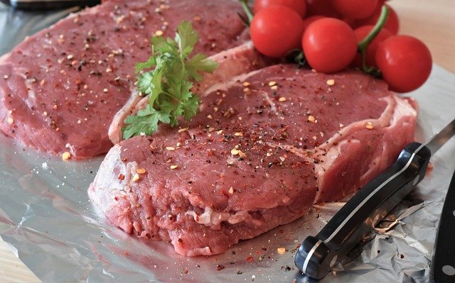 Bœuf : aliment riche en protéines.