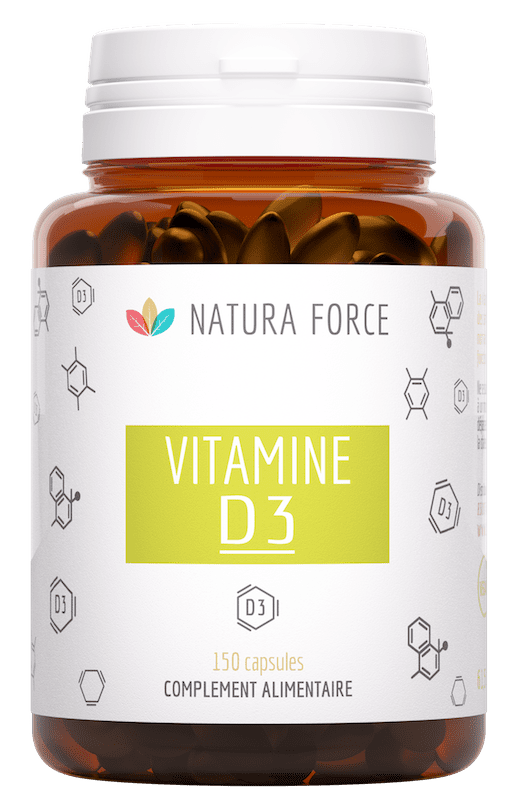 Photo du produit Vitamine D3 végétale de Natura Force.