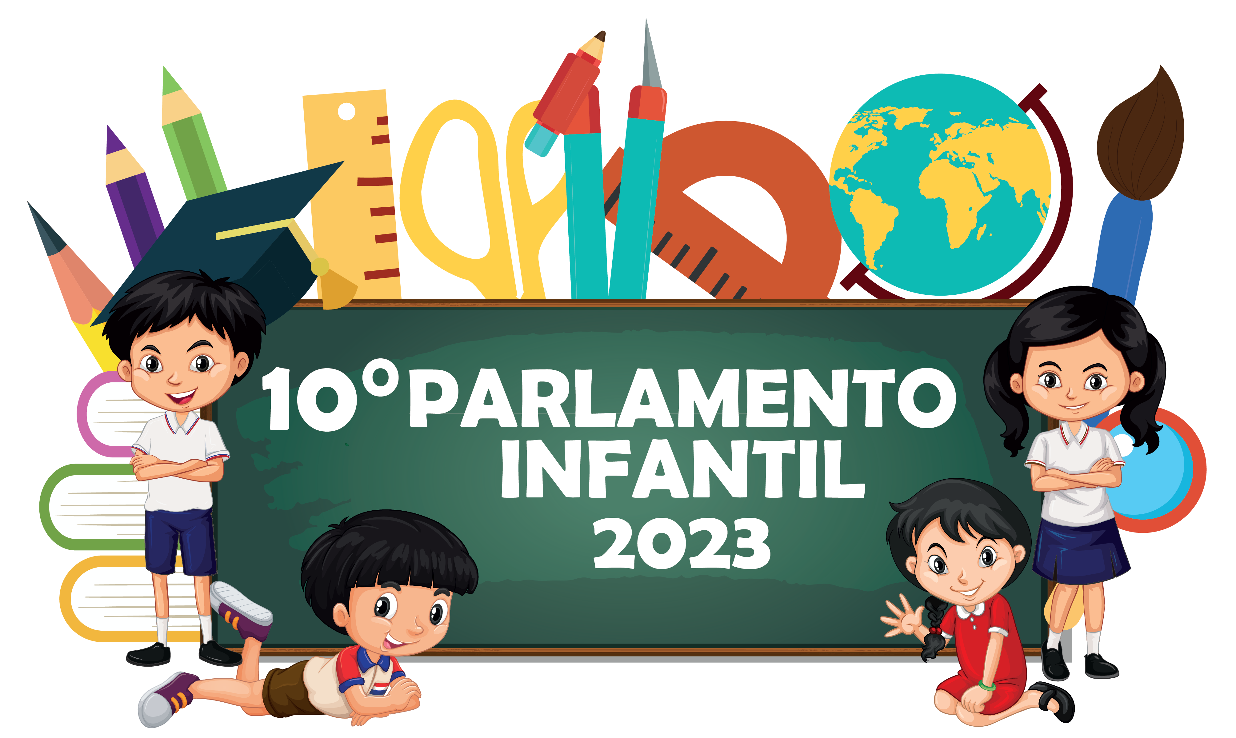 Logo del Décimo Parlamento Infantil