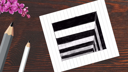 Easy Draw 3D Hole - 3D Drawing | Creating a simple and easy 3D drawing of a "3D Hole" is an exciting and visually captivating art project. Follow these steps to bring your drawing to lif