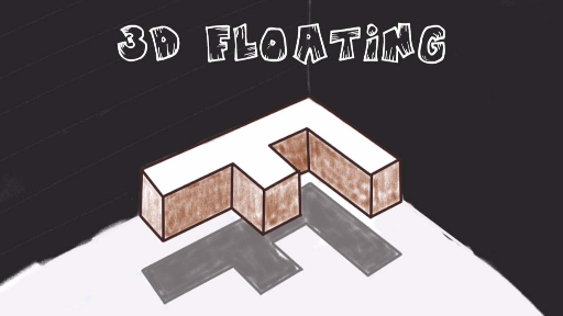 Easy draw 3D floating letter F | If you're looking to create a cool 3D effect with a floating letter "F," you've come to the right place! Follow these simple steps to bring your letter to life