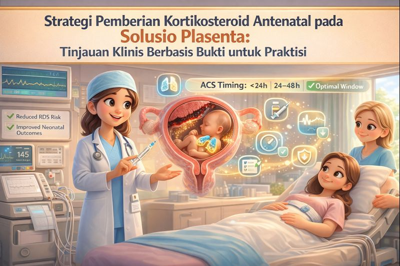 Strategi Pemberian Kortikosteroid Antenatal pada Solusio Plasenta: Tinjauan Klinis Berbasis Bukti untuk Praktisi