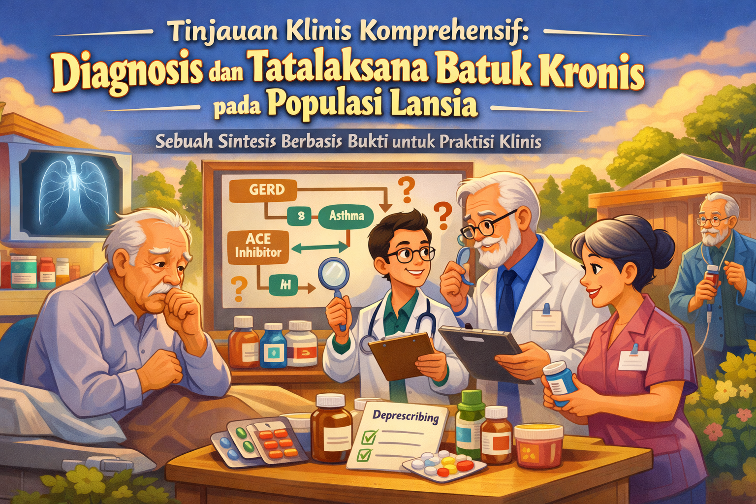 Tinjauan Klinis Komprehensif: Diagnosis dan Tatalaksana Batuk Kronis pada Populasi Lansia: Sebuah Sintesis Berbasis Bukti untuk Praktisi Klinis