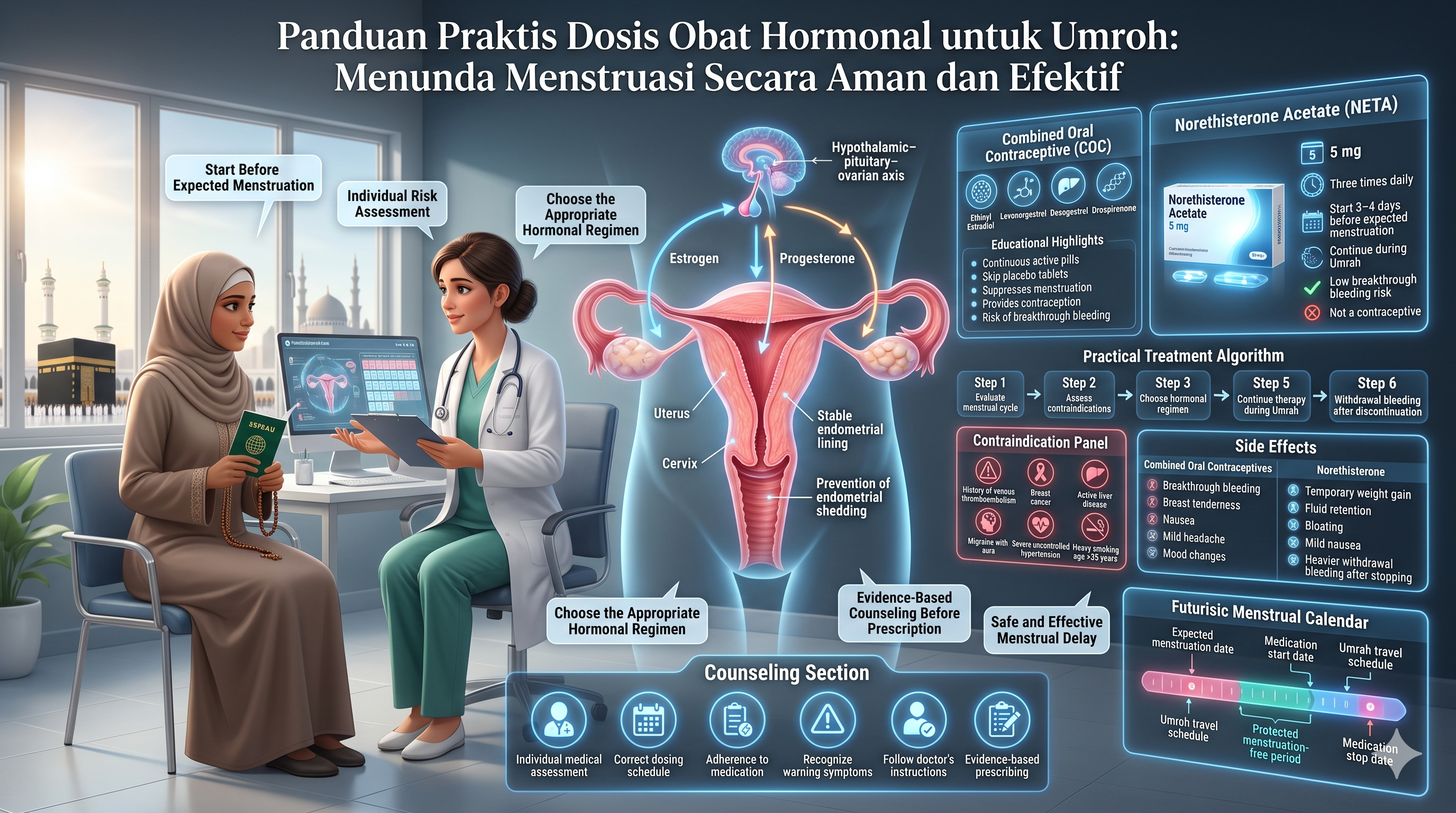 Panduan Praktis Dosis Obat Hormonal untuk Umroh: Menunda Menstruasi Secara Aman dan Efektif