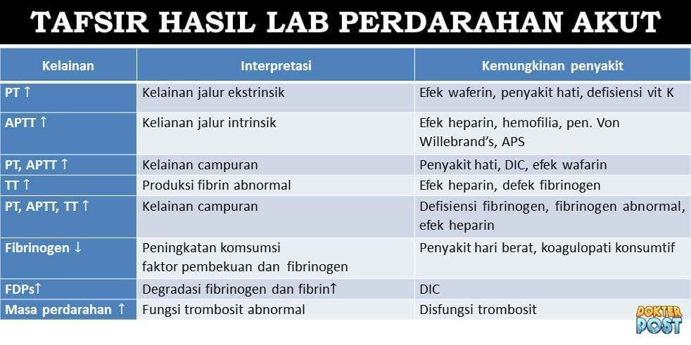 Hasil tafsir lab perdarahan akut stripalllossy1ssl1