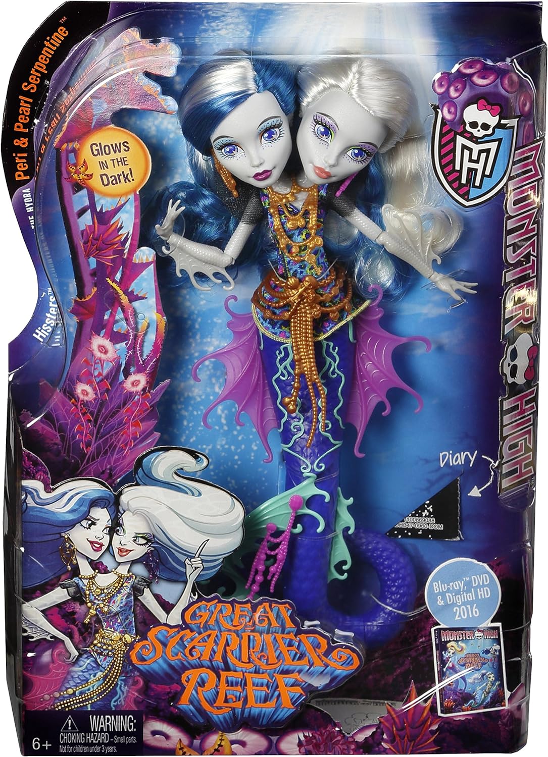 Monster High Generation 1 Great Scarrier Reef Peri and Pearl