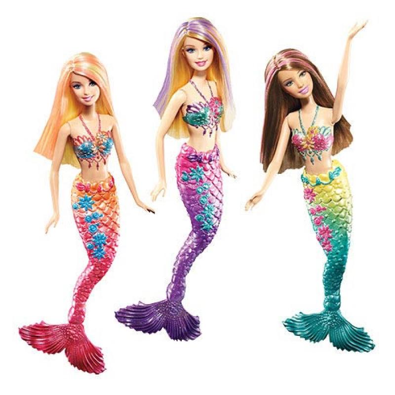 Barbie 2011 Color Change Hair Purple Mermaid