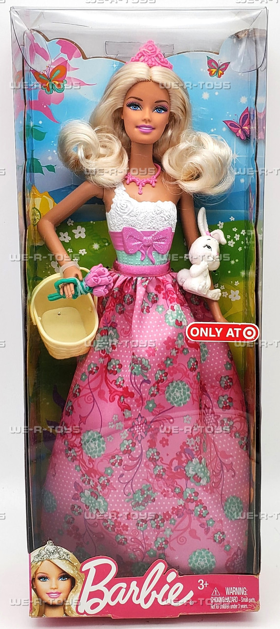 Princess Rabbit Toy Barbie 2012 Fairytale Magic Princess and Bunny
