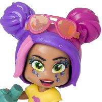 KOOKYLOOS Serie Glitter Glam - Muñeca Sorpresa Coleccionable con Accesorios de Moda