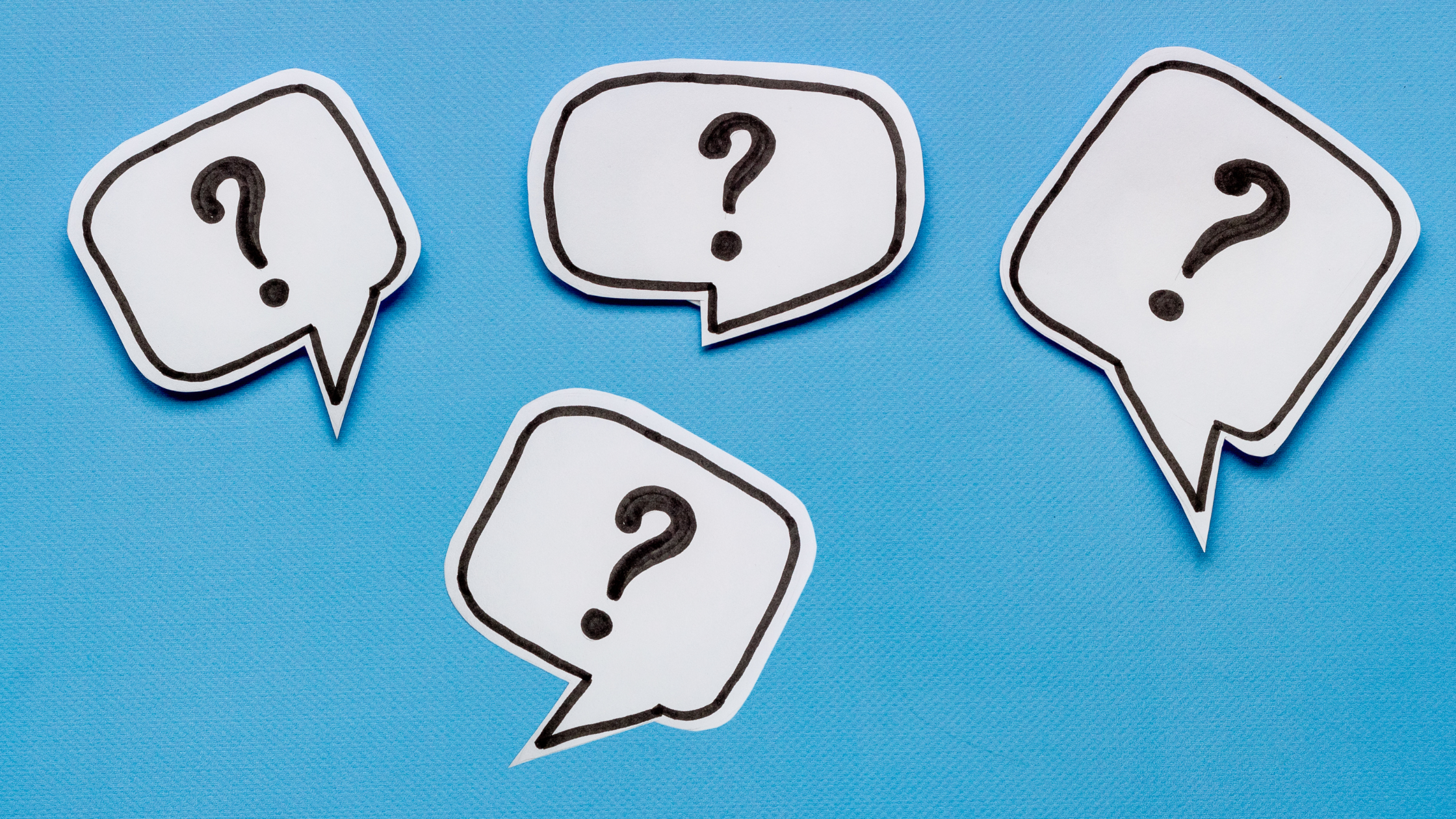 Question mark graphic