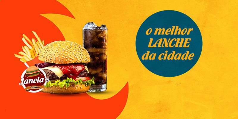 Banner Temos Lanches Xis Hamburguer Comida