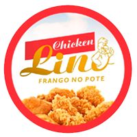 Logo Chicken Lino Frango no Pote