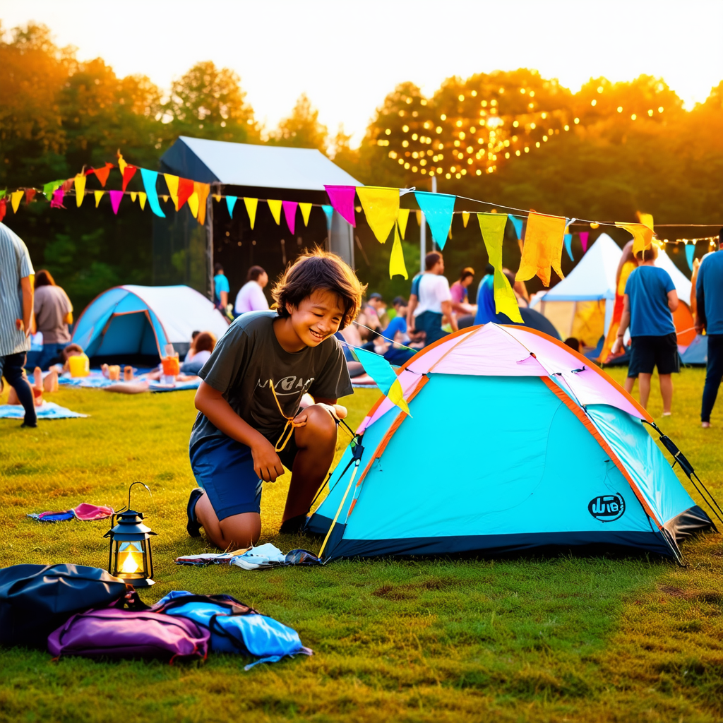 First-Time Festival Camping: Tent Tips
