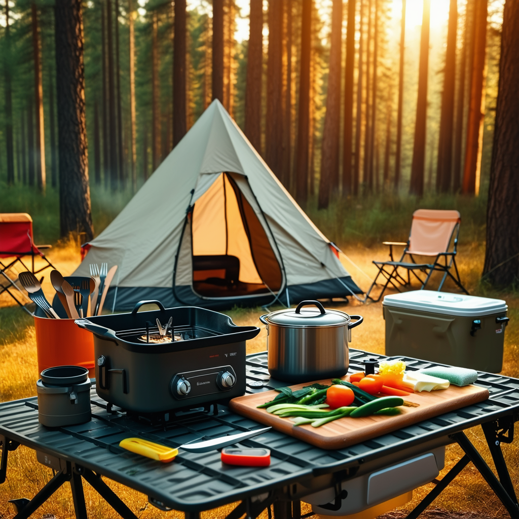 Camp Kitchen Gear for Tent Adventures