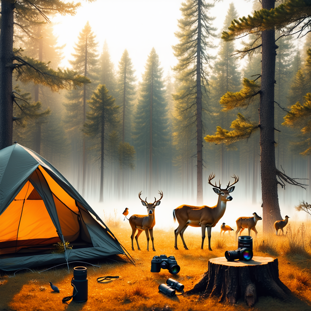 Wildlife Watching While Tent Camping