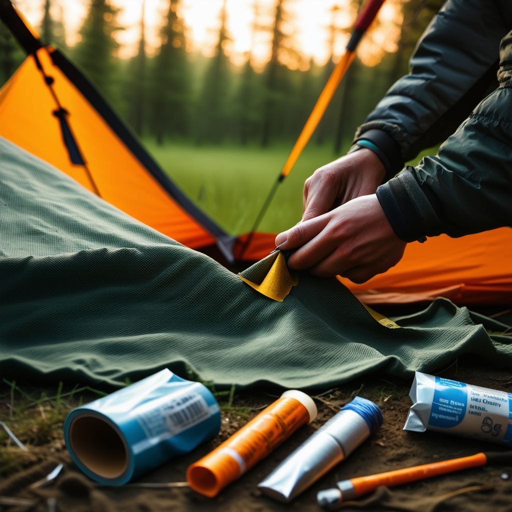 How to Repair a Damaged Tent in the Field