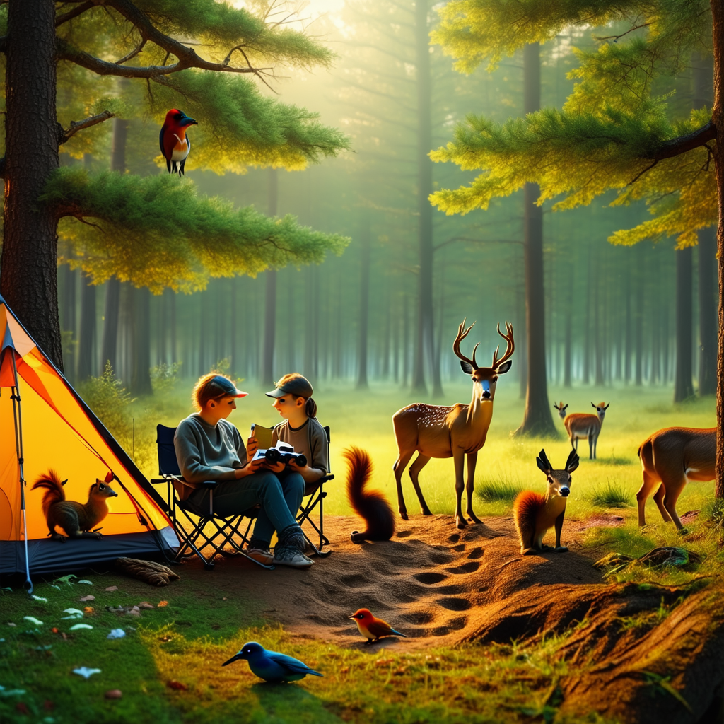 Wildlife Watching for Tent Campers