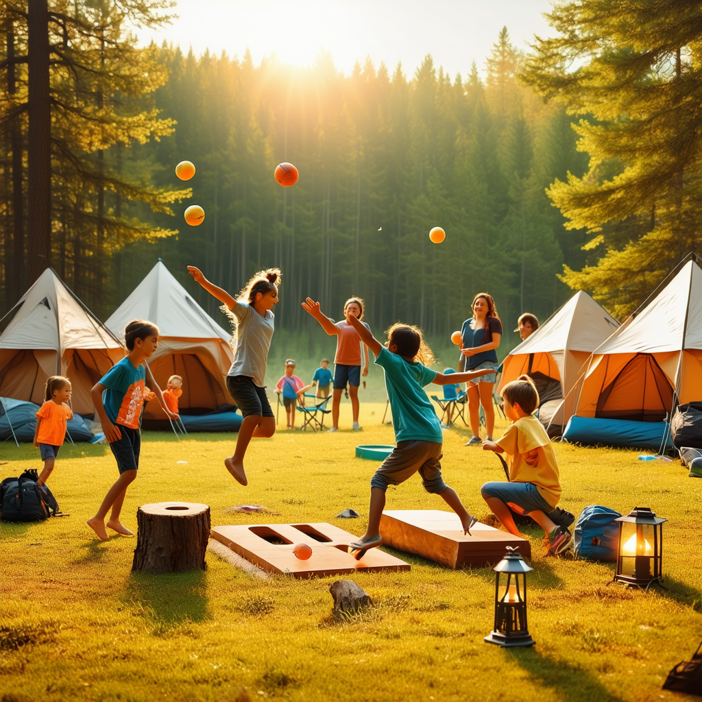 Outdoor Games to Elevate Tent Camping