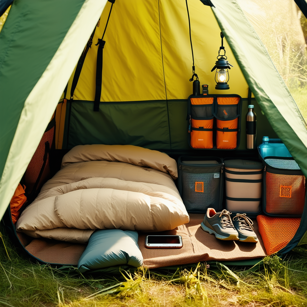 How to Organize Your Tent Interior