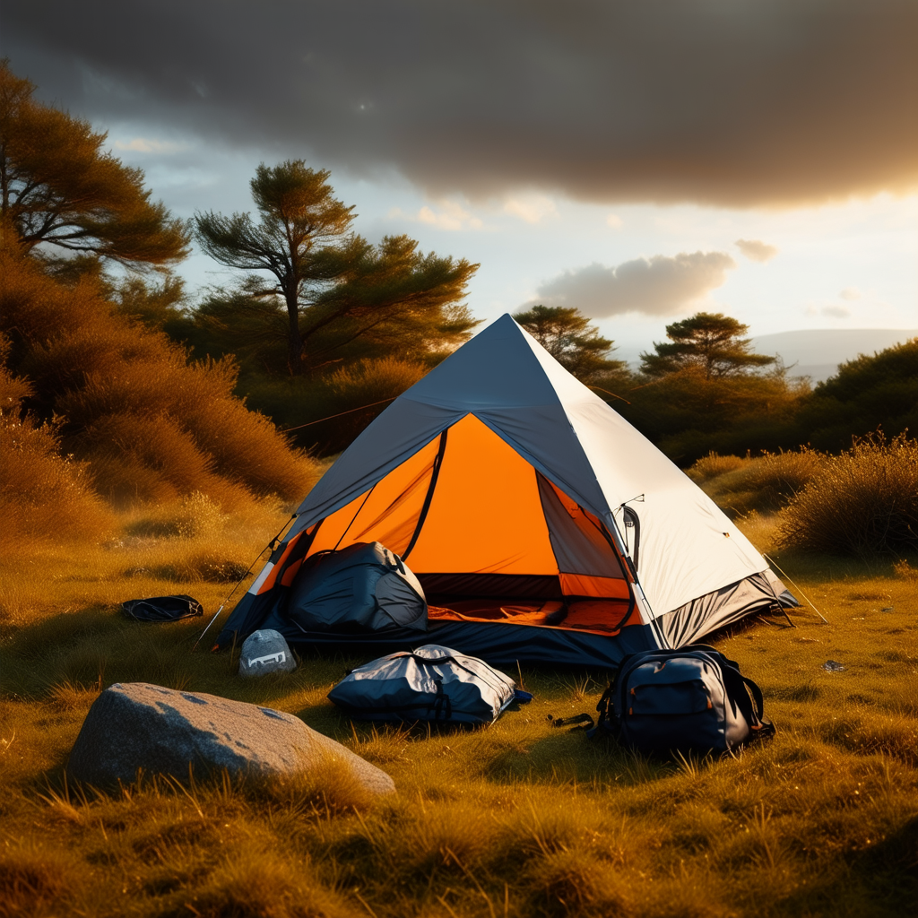 Tent Camping in Windy Conditions