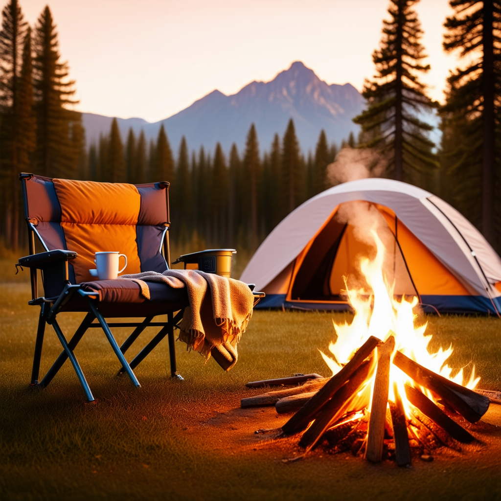 Camp Chair Comfort: Sit Back and Relax
