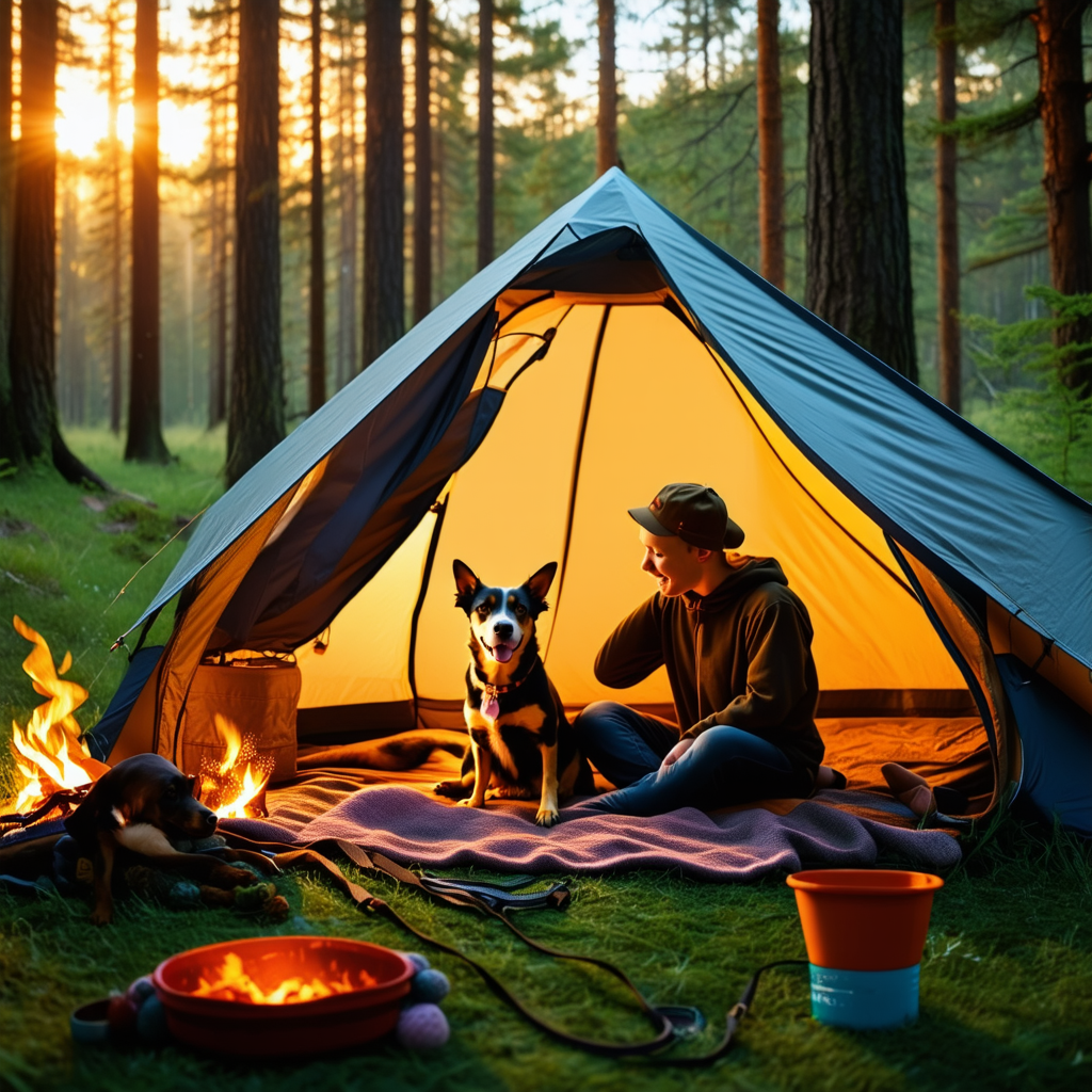 Tent Camping with Pets: Happy Trails Together