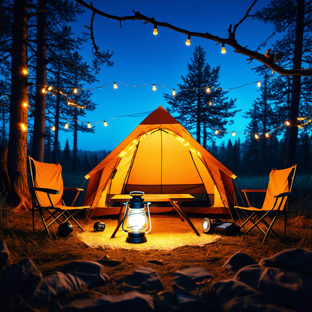 Lighting Solutions for Your Tent Campsite