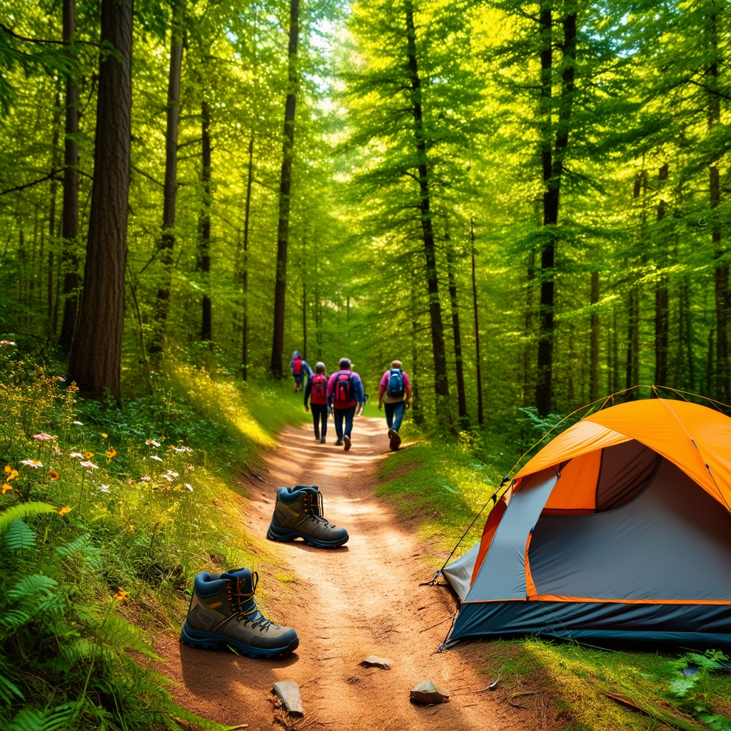 Camp Hiking: Trails Near Your Tent