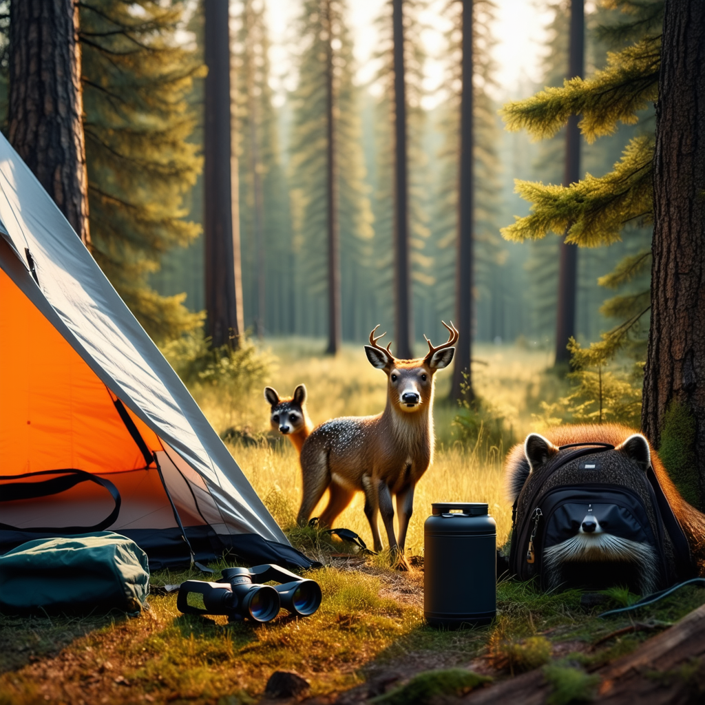 How to Handle Wildlife Encounters While Tent Camping