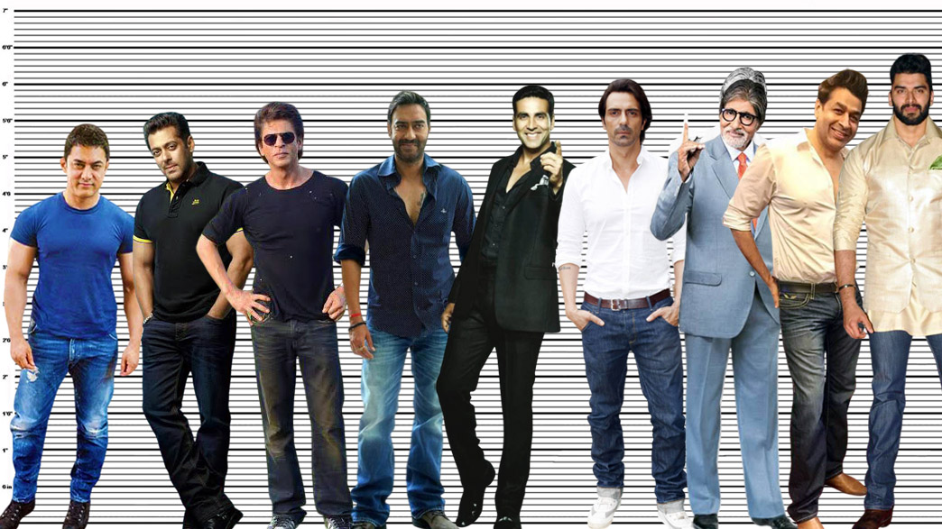 Salman Khan Height Comparison with Aamir Khan, Ajay Devgn, Akshay Kumar and Amitabh Bachchan