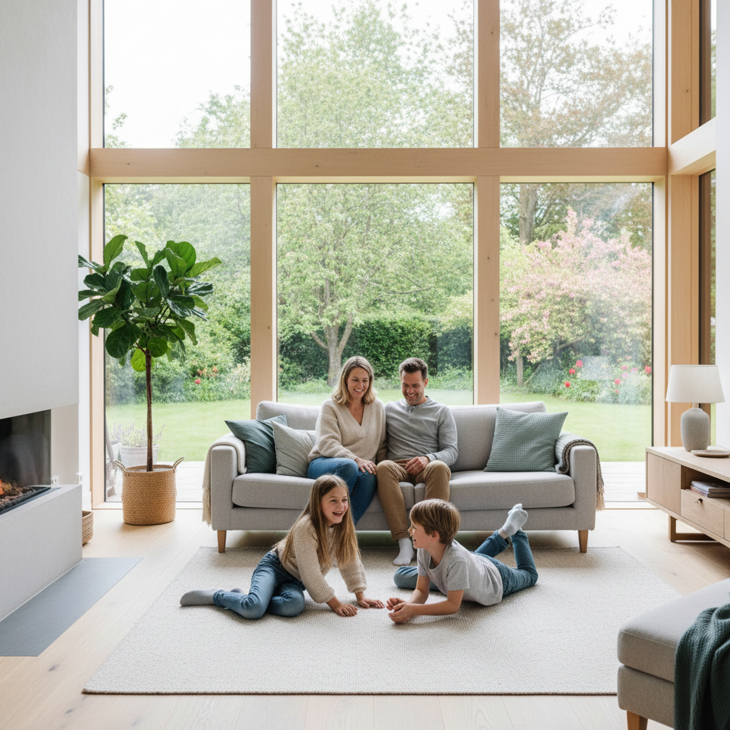 Rodzina w nowym domu