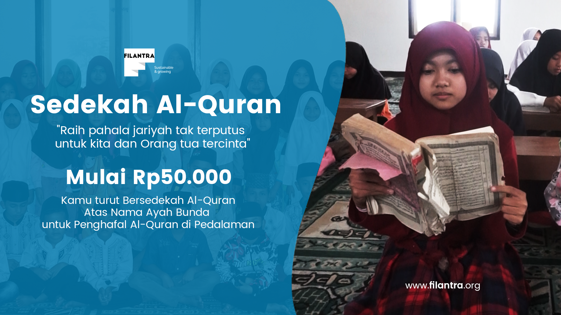 Sedekah Al-Quran untuk Muslim mualaf dan penghafal di pedalaman