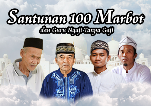 Ramadhan: Berbagi THR Marbot dan Guru Ngaji Tanpa Gaji