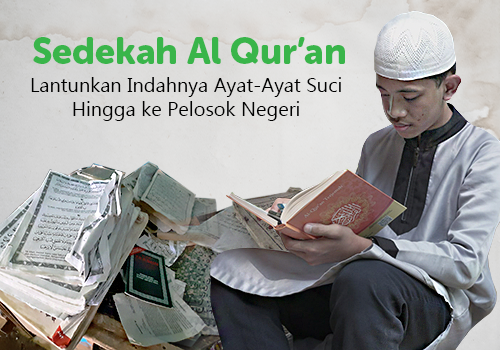 Sedekah Ramadhan: Patungan Al-Quran Baru untuk Masjid Pelosok