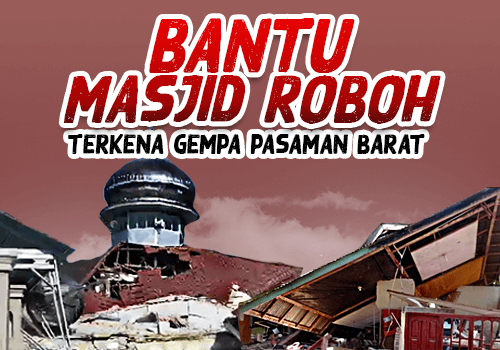Pahala Tak Terputus! Bangun Masjid Terkena Gempa Sumatera Barat