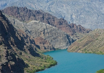 Naryn Canyon in Jalal-Abad Region