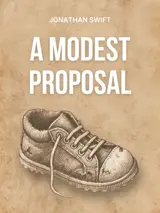 Cover of the book A Modest Proposal by Jonathan Swift, designed by Fabuly - a free classic audiobooks app.