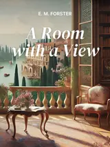 Cover of the book A Room with a View by E. M. Forster, designed by Fabuly - a free classic audiobooks app.