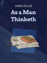 Cover of the book As a Man Thinketh by James Allen, designed by Fabuly - a free classic audiobooks app.