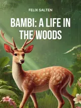 Cover of the book Bambi by Felix Salten, designed by Fabuly - a free classic audiobooks app.
