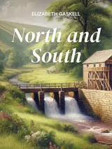 Cover of the book North and South by Elizabeth Cleghorn Gaskell, designed by Fabuly - a free classic audiobooks app.