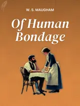 Cover of the book Of Human Bondage by W. Somerset Maugham, designed by Fabuly - a free classic audiobooks app.