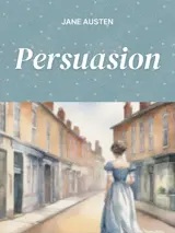 Cover of the book Persuasion by Jane Austen, designed by Fabuly - a free classic audiobooks app.