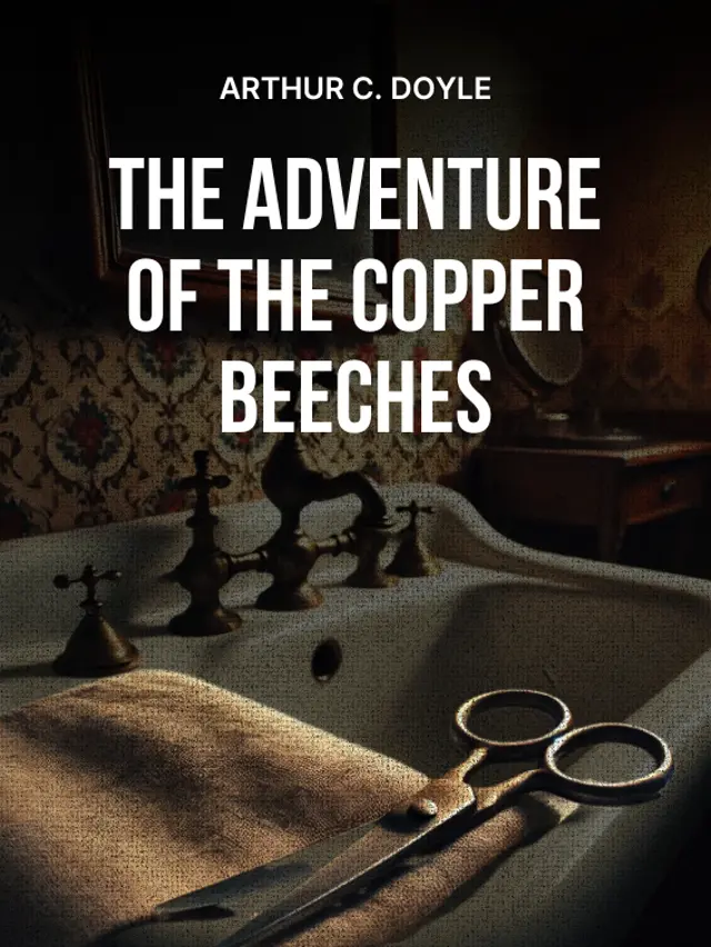 Illustration for the Cover of the Book 'The Adventure of the Copper Beeches' by Arthur Conan Doyle.