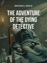 Cover of the book The Adventure of the Dying Detective by Arthur Conan Doyle, designed by Fabuly - a free classic audiobooks app.