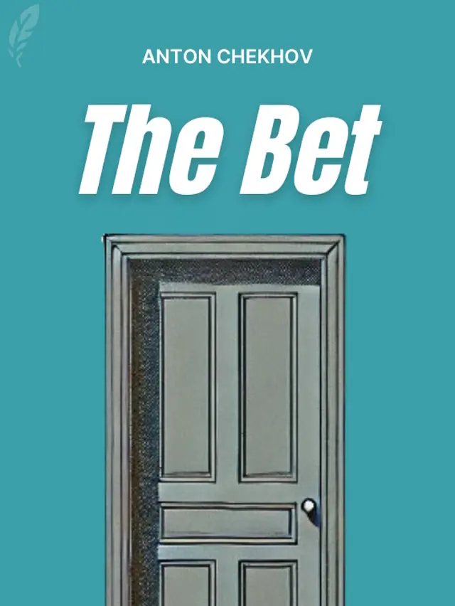Illustration for the Cover of the Book 'The Bet' by Anton Chekhov.