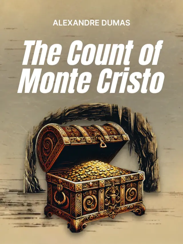 Illustration for the Cover of the Book 'The Count of Monte Cristo' by Alexandre Dumas.