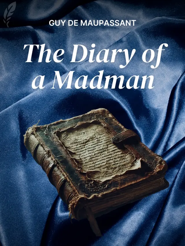 Illustration for the Cover of the Book 'The Diary of a Madman' by Guy de Maupassant.