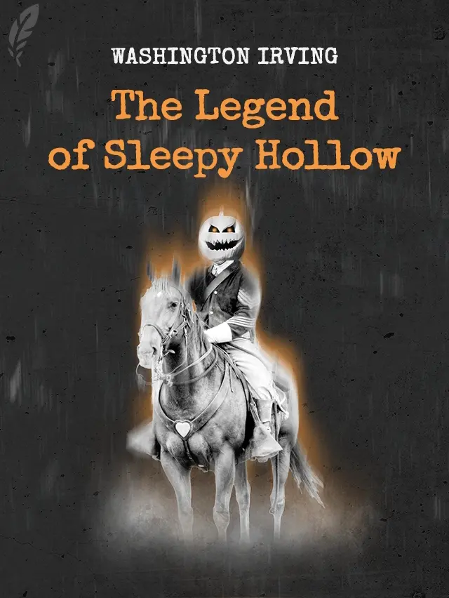 Illustration for the Cover of the Book 'The Legend of Sleepy Hollow' by Washington Irving.