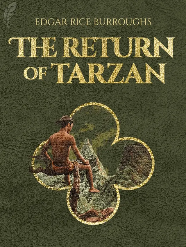 Illustration for the Cover of the Book 'The Return of Tarzan' by Edgar Rice Burroughs.